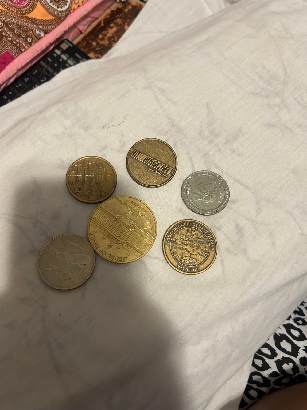 Collectible Medallion Set - Gold and Silver Tones
